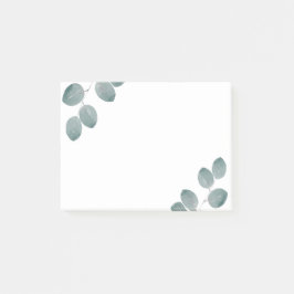 Post-it® Aquarelle Dollar d'argent Feuilles Eucalyptus