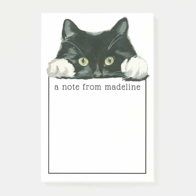 Post-it® Aquarelle douce Kitty | Une note de (Devant)