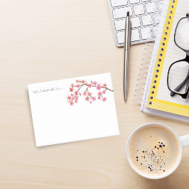 Post-it® Aquarelle Fleurs cerises Aujourd'hui je suis pour.