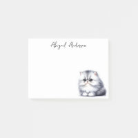 Aquarelle Gris Perse Kitten Cute Chat
