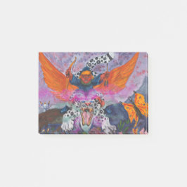 Post-it® Aquarelle Imaginaire Monde d'illustration