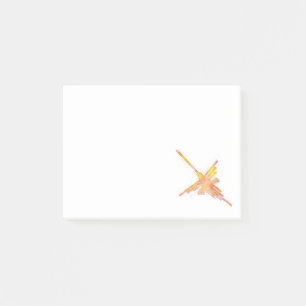 Post-it® Aquarelle Nazca Hummingbird Post-it Notes