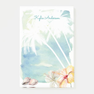 Post-it® Aquarelle tropicale des Vibes de plage Personnali