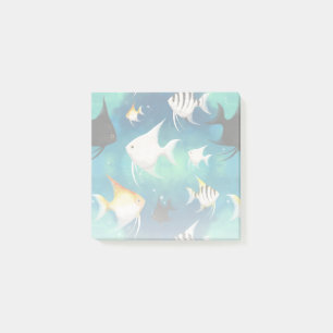 Post-it® Aquarium Motif