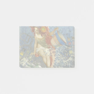 Post-it® Aquarius Mermaid Bleu gothique