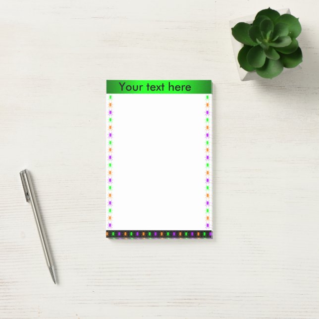 Post-it® Araignées multilumineuses personnalisées (Bureau)