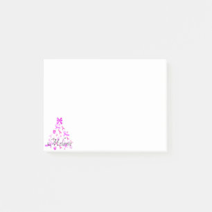 Post-it® Arbre de Noël rose
