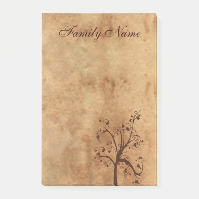 Post-it® Arbre généalogique de la famille (Devant)