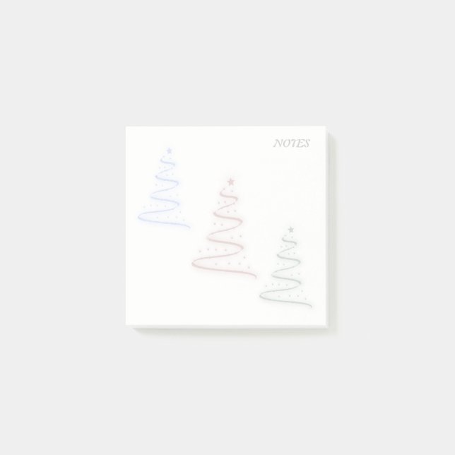 Post-it® Arbres colorés - (Devant)