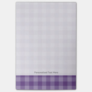 Post-it® arrière - plan à damiers violet
