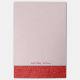 Post-it® Arrière - plan abstrait de roses rouges