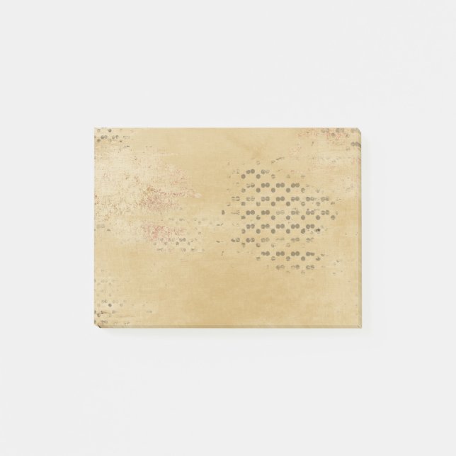 Post-it® Arrière - plan de collage déchiré par points noirs (Devant)