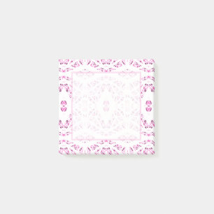 Post-it® Art Abstrait Gouache Rose Blanc Spectroscopique