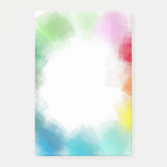 Post-it® Art Abstrait moderne Blank Elegant Modèle (Devant)