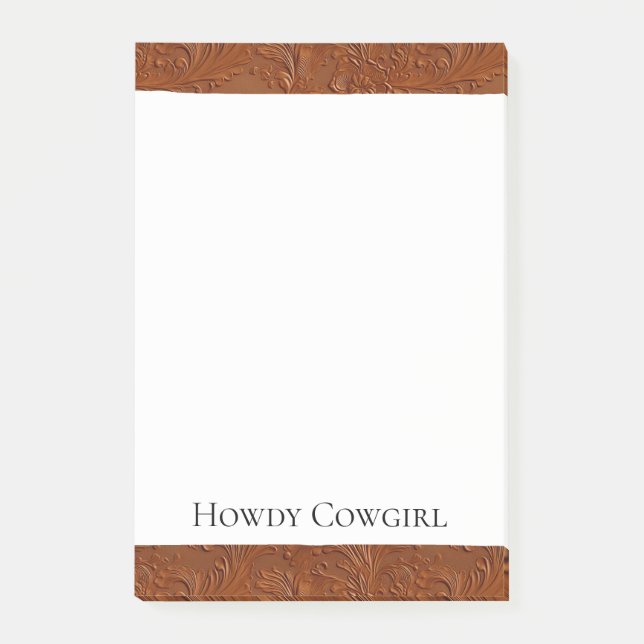 Post-it® Art Brown occidental (Devant)