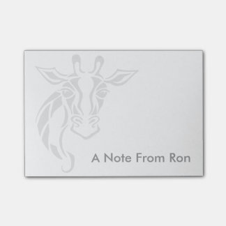 Post-it® Art de tatouage de tête de girafe