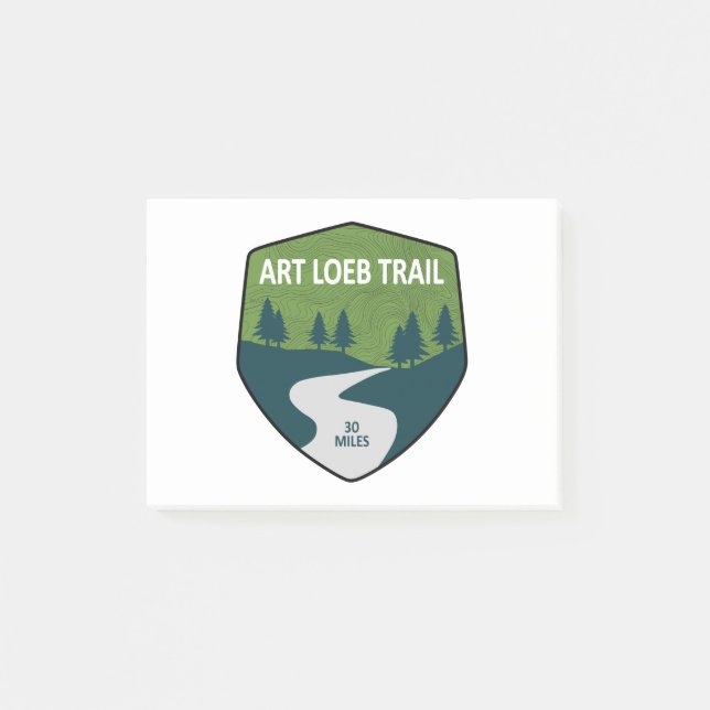 Post-it® Art Loeb Trail Caroline du Nord (Devant)