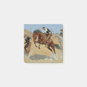 Post-it® Art occidental de Frederick Remington « Tournez-le