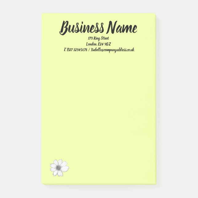 Post-it® Articles de marketing d'entreprise personnalisés V (Devant)