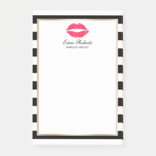 Post-it® Artiste de maquillage Lèvres rouges Grandes moder