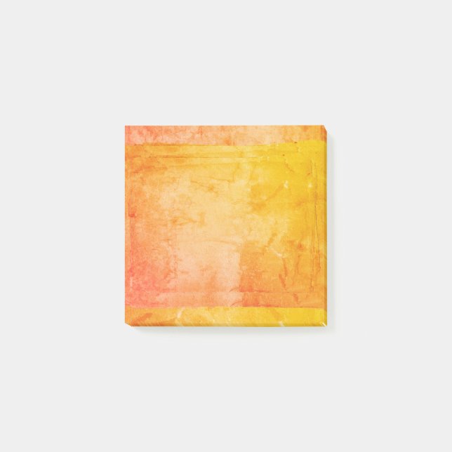 Post-it® Artiste jaune-orange d'impression d'écran de (Devant)