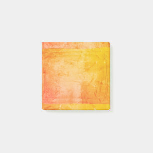 Post-it® Artiste jaune-orange d'impression d'écran de