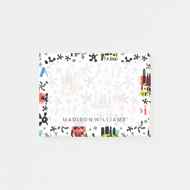 Post-it® Asie| Motif des symboles (Devant)