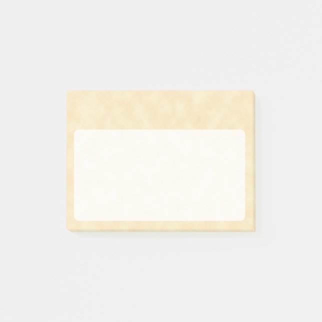 Post-it® Aspect de papier parchemin d'antiquité naturel (Devant)