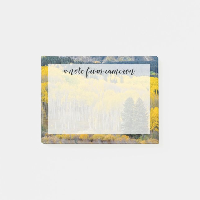 Post-it® Aspens d'automne dans le massif de Ruby (Devant)