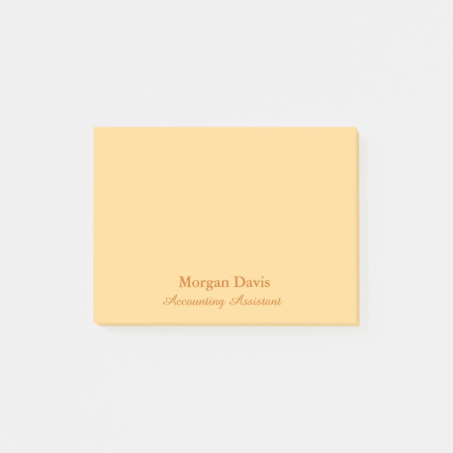 Post-it® Assistant comptable en or (Devant)