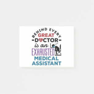 Post-it® Assistant Médicale Exhausted Funny Appréciation