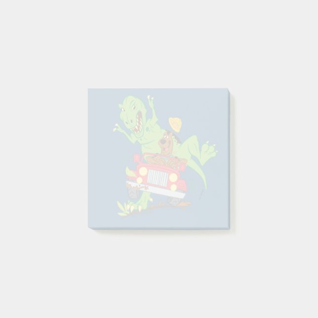 Post-it® Attaque Scooby Doo T-Rex (Devant)