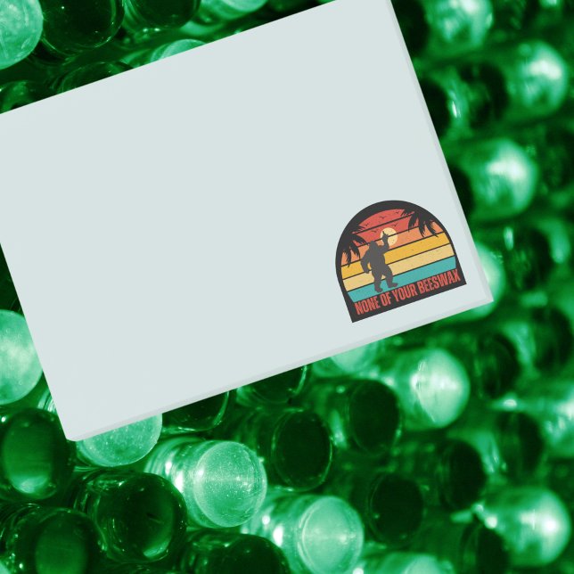 Post-it® Aucun De Vos Bigfoot Milieu De Cire D'Abeille (Créateur téléchargé)