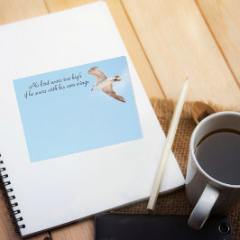 Post-it® Aucun oiseau ne s'enfonce trop haut mouette en ble