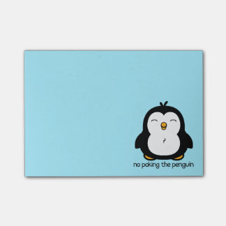 Post-it® Aucun pousser le pingouin