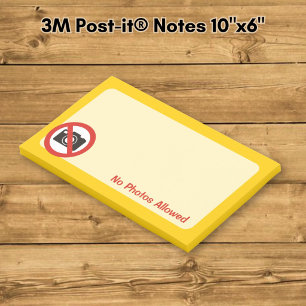 Post-it® Aucune photo autorisée