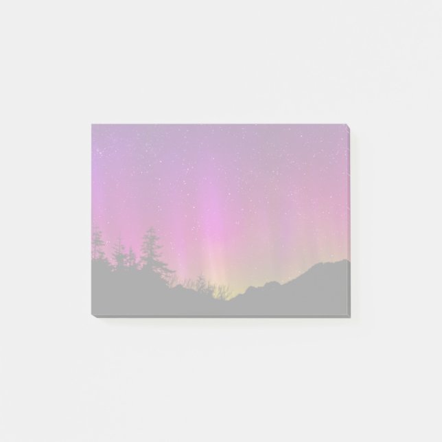 Post-it® aurores boréales Aurora Borealis étoile ciel (Devant)