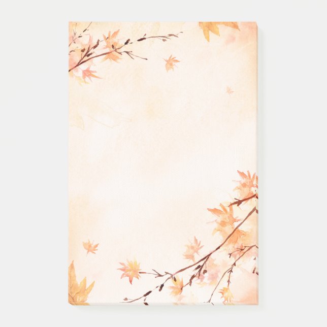 Post-it® Automne Feuilles Post Notes (Devant)