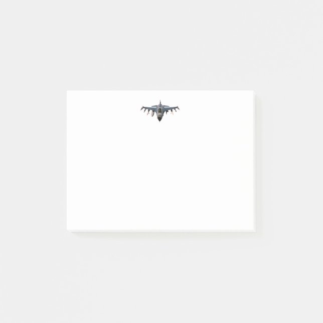 Post-it® Avion de chasse (Devant)