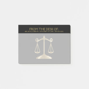 Post-it® Avocat - Avocat - Noir et Or