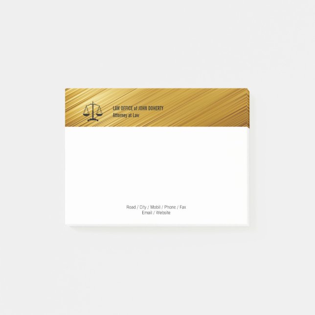 Post-it® Avocat du CABINET JURIDIQUE | (Devant)