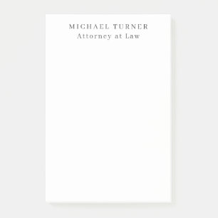 Post-it® Avocat professionnel minimaliste en droit