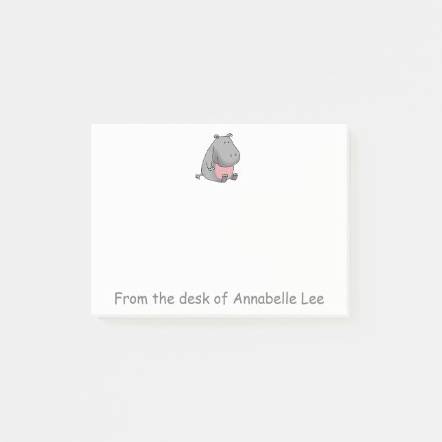 Post-it® Baby Hippo (Devant)
