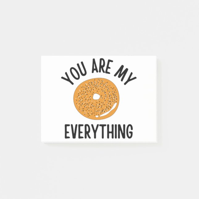 Post-it® Bagel Tu Es Mon Tout Drôle (Devant)