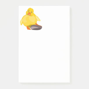 Post-it® Baguette de canard jaune amusant Notes