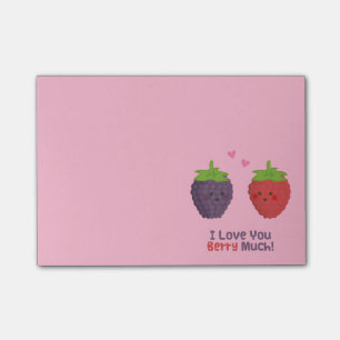 Post-it® Baie mignonne de bande dessinée je t'aime beaucoup
