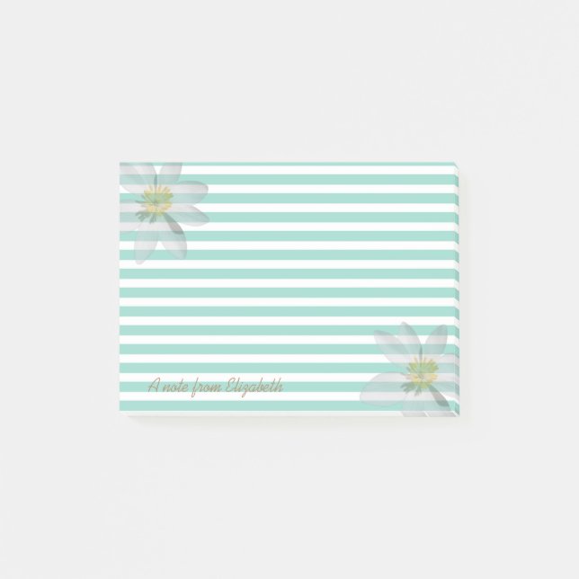 Post-it® Baise blanche sur bandes personnalisées (Devant)