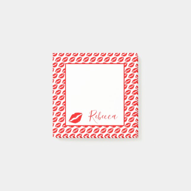 Post-it® Baiser les lèvres (Devant)