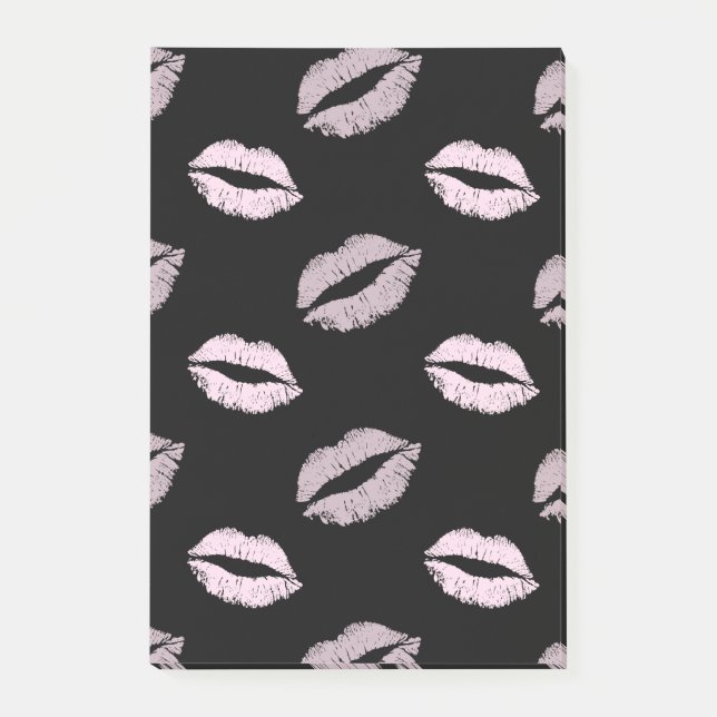 Post-it® Baisers Rose Argenté (Devant)