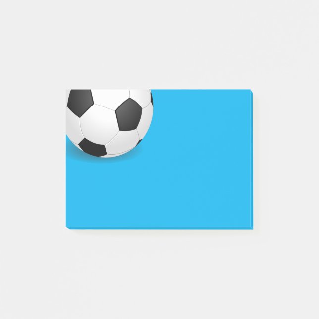 Post-it® Bal de football post-it-notes (Devant)